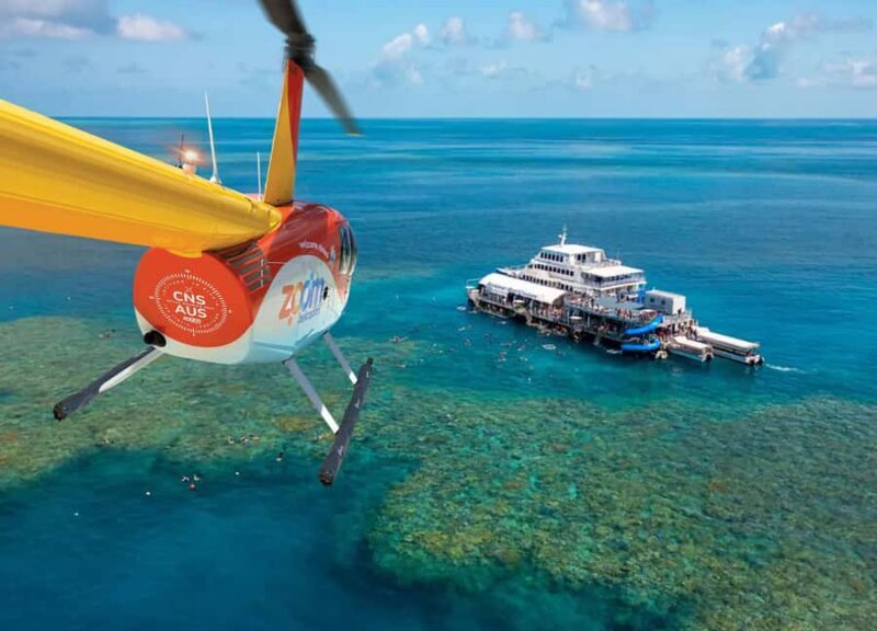 Cairns: Reef Zoom Half Day Helicopter & Snorkeling Tour - The Itinerary in Detail