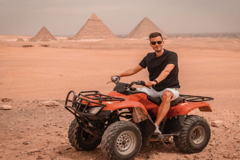 Cairo: Pyramids Quad Bike Adventure & Optional Camel Ride - Inclusions and Safety Information