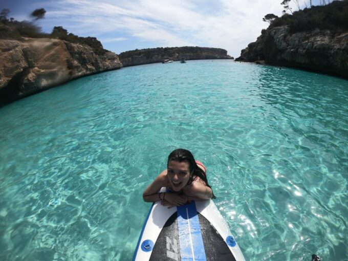 Cala Des Moro / Salmunia Experience Snorkel and SUP - Explore Cala Salmunias Breathtaking Views and Optional Cliff Jump