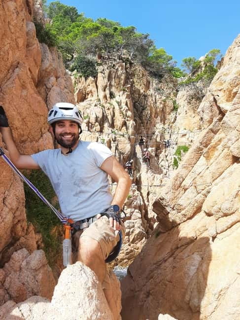 Cala Moli via ferrata: explore cliffs above the Mediterranean - Walking and Climbing Through a Sea-View Wonderland