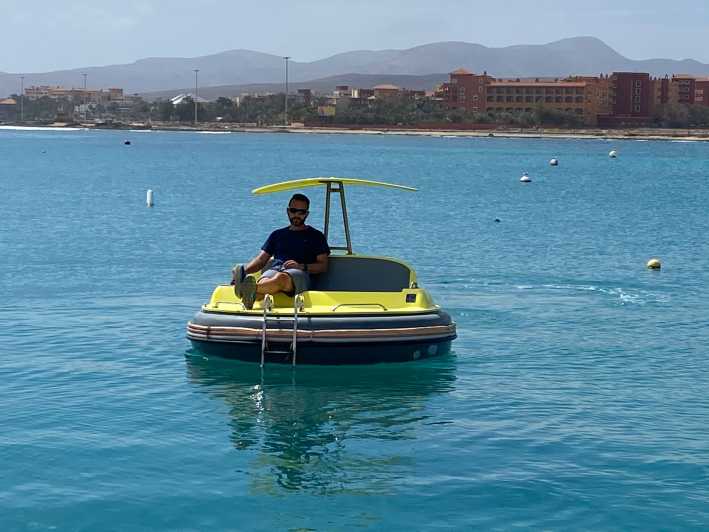 Caleta de Fuste: Electric Boat in Puerto Castillo - Key Points