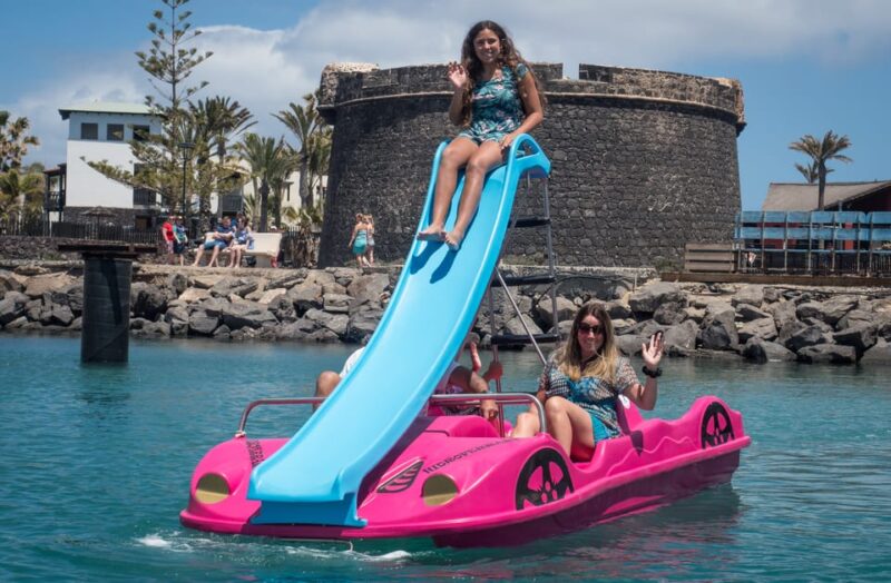 Caleta De Fuste: Pedalo With Slide Rental - Key Points