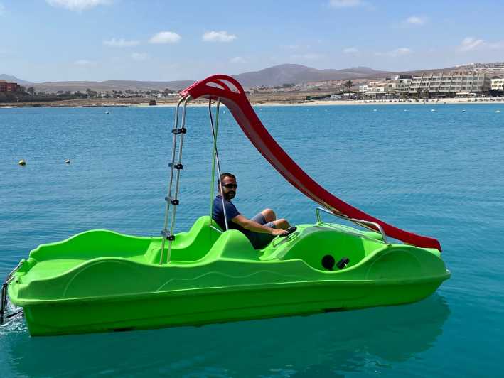 Caleta De Fuste: Pedalo With Slide Rental - Included Features