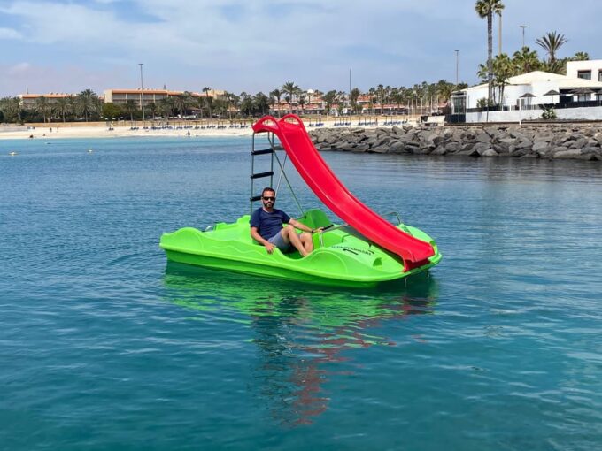 Caleta De Fuste: Pedalo With Slide Rental - Frequently Asked Questions