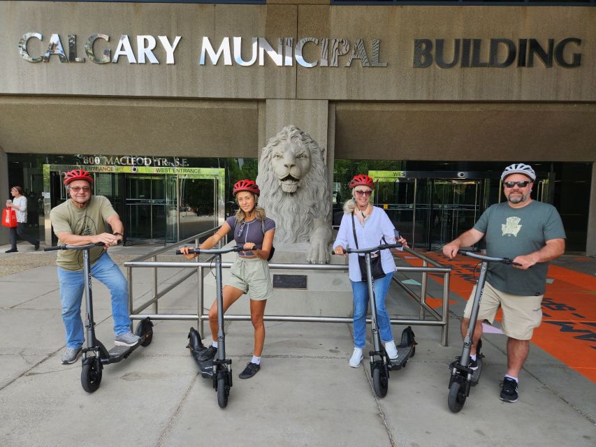 Calgary: E-Scooter City Highlights Tour | 2-Hour - East Village and Central Library