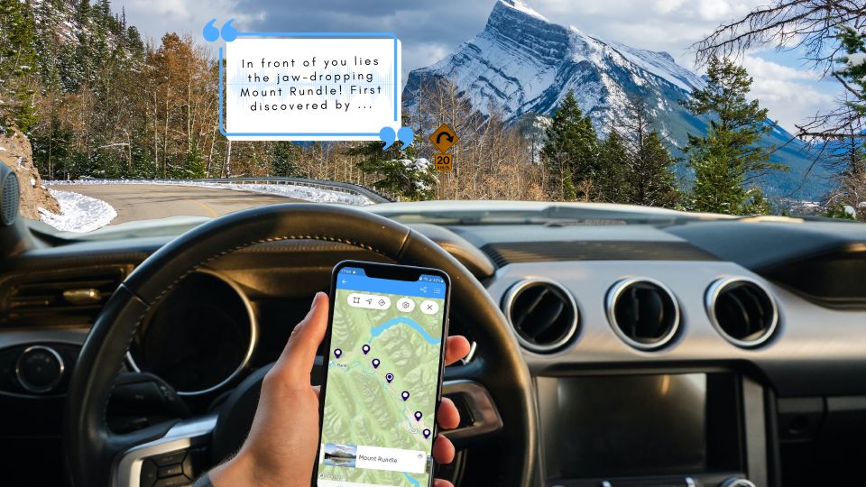 Calgary & Lake Louise: Smartphone Audio Driving Tour - Tour Features