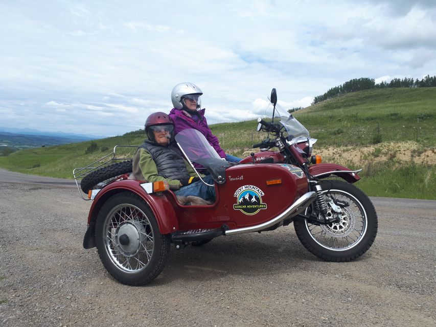 Calgary: Sidecar Motorcycle Tour of Rocky Mountain Foothills - Emission-friendly and Quiet Motorcycles