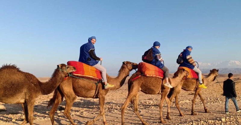 Camel Ride In Agafay Desert - Dressing in Touareg Attire