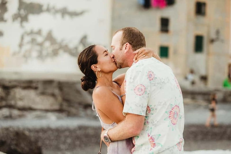 Camogli: Couples photo shoot in the streets of the charming village - The Sum Up