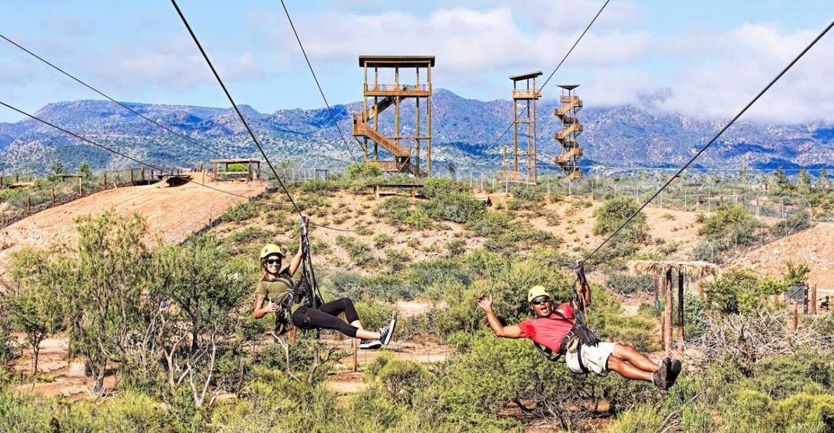 Camp Verde: Predator Zip Lines Guided Tour - Booking and Cancellation