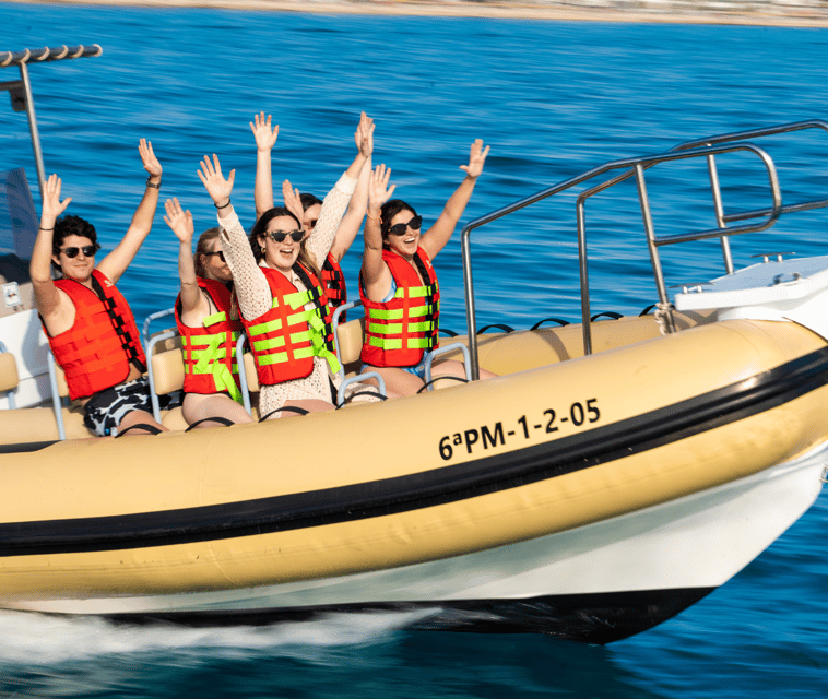 Can Pastilla: Visit Palma Speedboat Adrenaline & Snorkelling - Breathtaking Views of Palma Cathedral