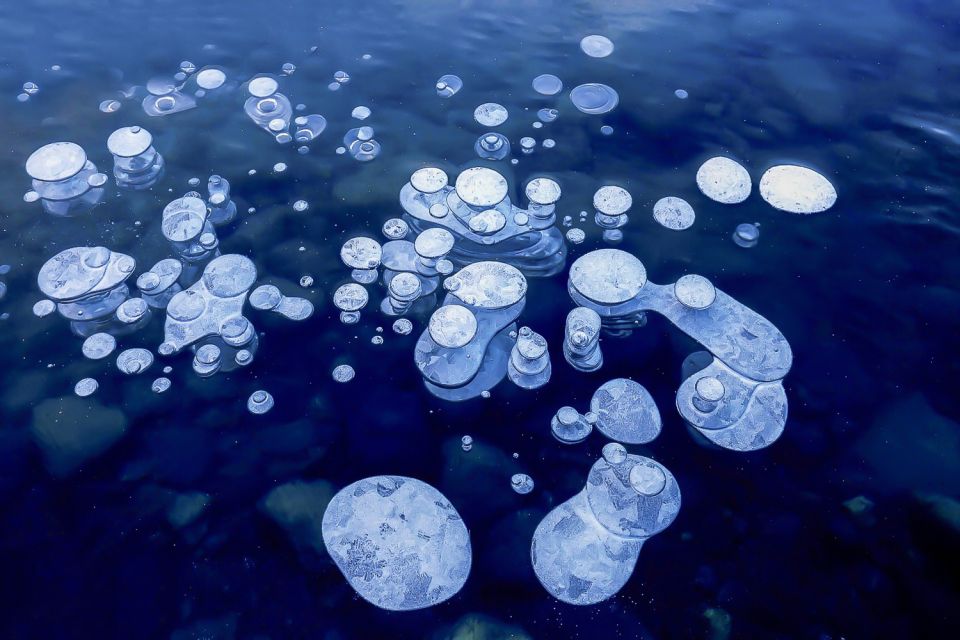 Canadian Rockies: Abraham Lake Ice Bubbles Helicopter Tour - Walking Tour on Abraham Lake
