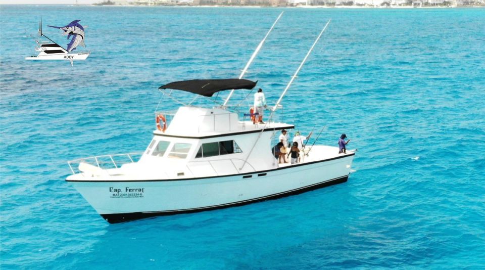 Cancun: 48FT Fishing Boat Trolling and Bottom Fishing - Group Size and Cost
