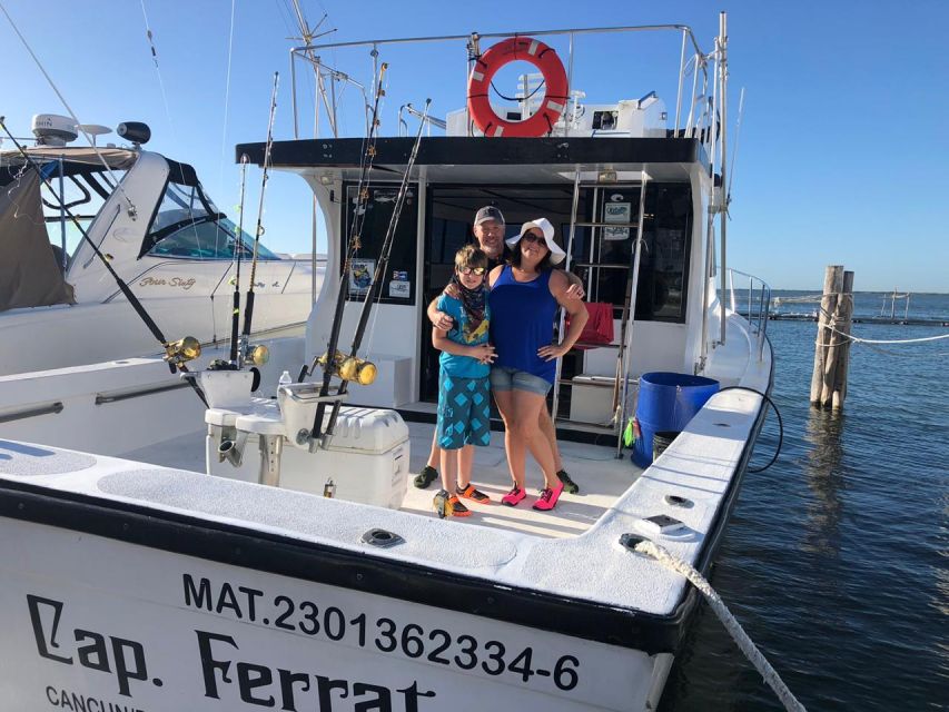 Cancun: 48FT Fishing Boat Trolling and Bottom Fishing - Fishing Activities