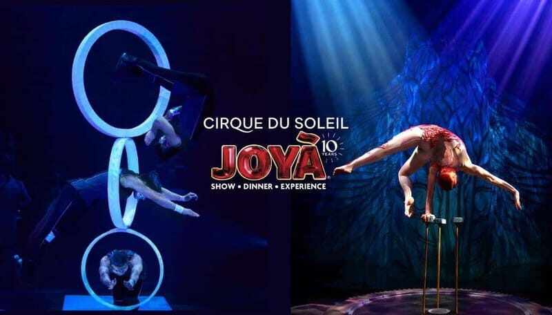 Cancún: Cirque du Soleil JOYÀ Entry Ticket and Transfer - Key Points