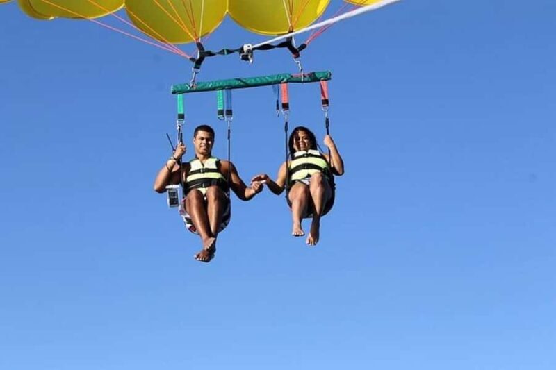 Cancun Combo Tour: 4-Reef Stop Snorkeling and Parasail Ride - The Itinerary in Detail