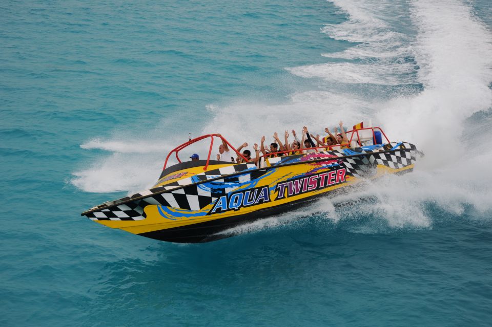 Cancun: High-Speed Boat Adventure - Exploring the Nichupte Lagoon