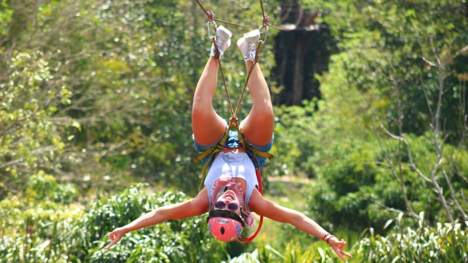 Cancun: Horse Ride, Zipline, Cenote & Tequila Tasting - Zipline Circuit Highlights