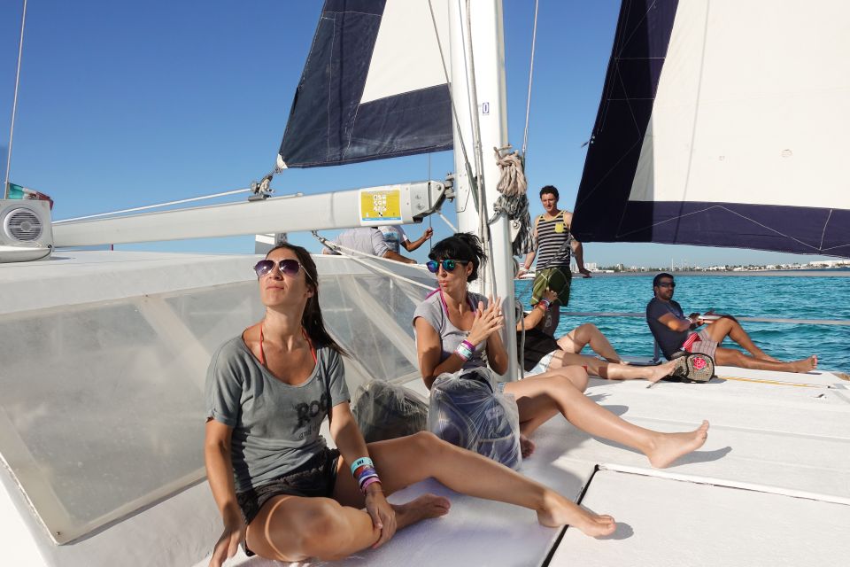 Cancun: Isla Mujeres 12 Pm Catamaran Tour With Snorkeling - Snorkeling at the Coral Reef