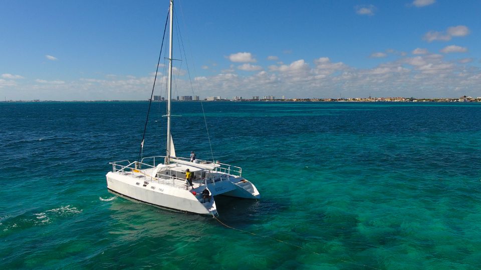 Cancun: Isla Mujeres Catamaran Tour & Swim With Dolphins - Key Points