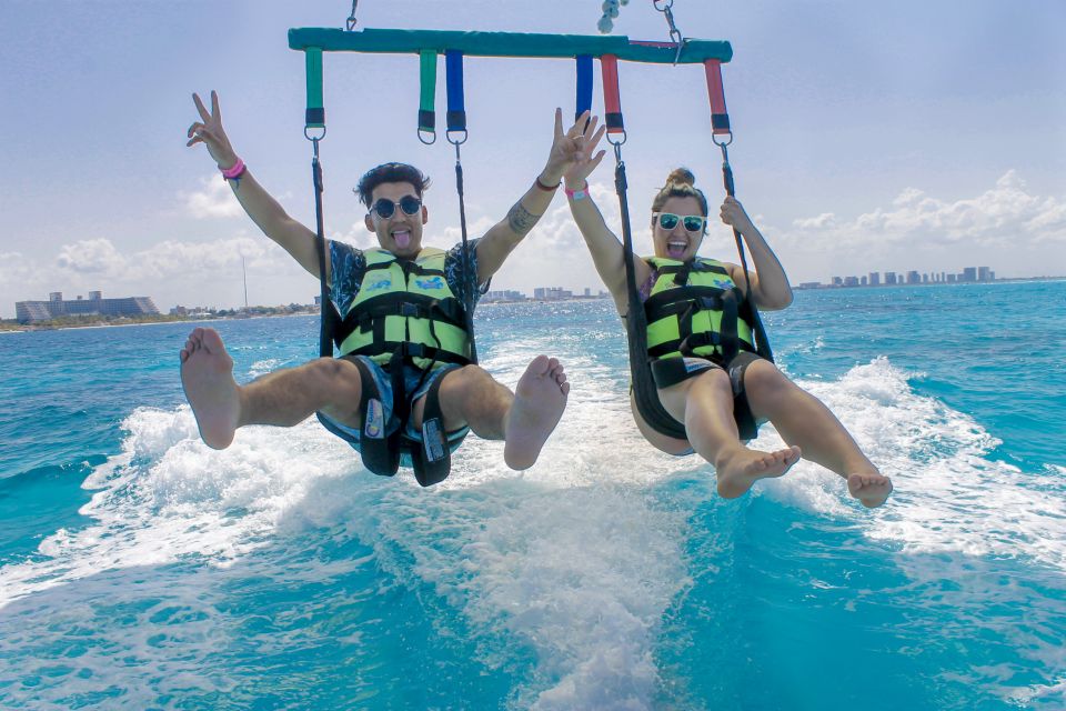 Cancun: Parasailing and Jet Ski Tour in Cancun Bay - Booking and Pricing Details