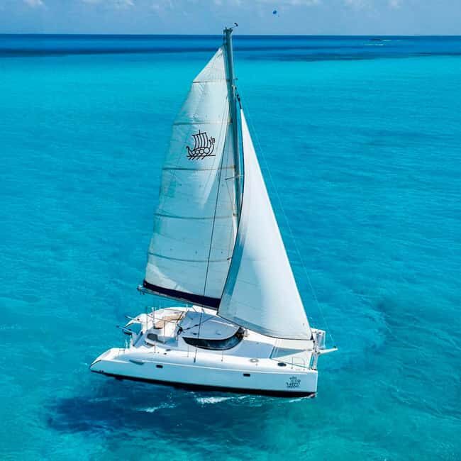Cancun: Premium Catamaran with Transportation & Dock fee - Key Points