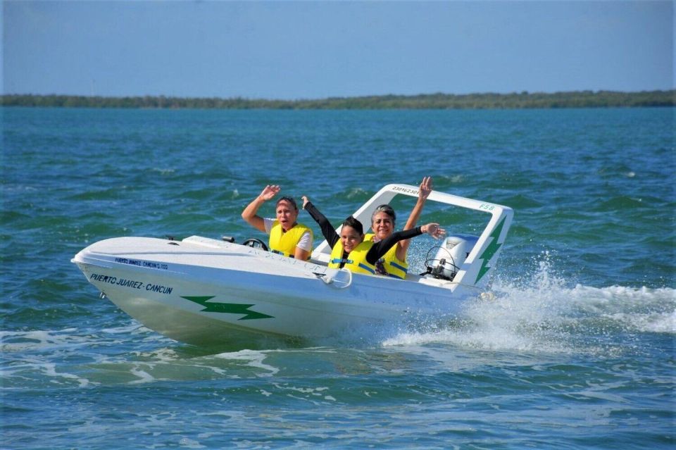 Cancun: Speed Boat & Snorkel Jungle Adventure - Discovering the Speedboat Experience