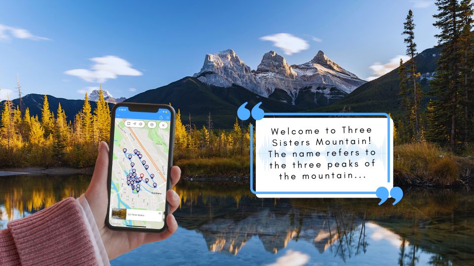Canmore: Downtown Sightseeing Smartphone Audio Walking Tour - Tour Route