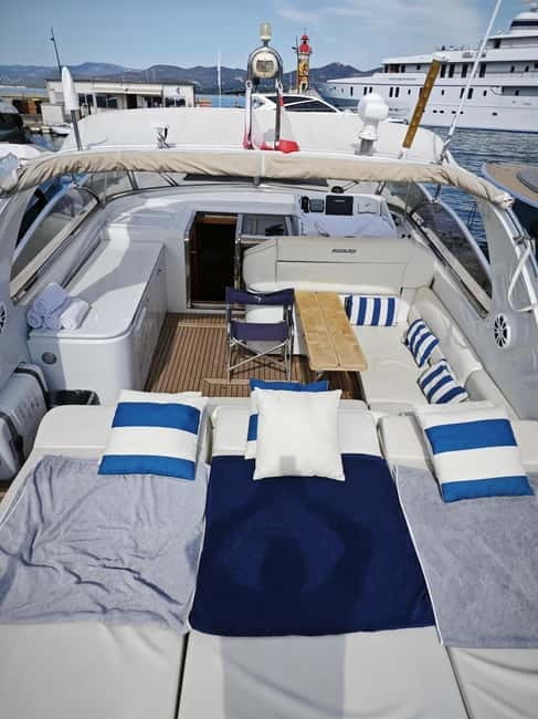 Cannes : Luxury Boat trip , swimming, snorkling, suntanning - The Sum Up
