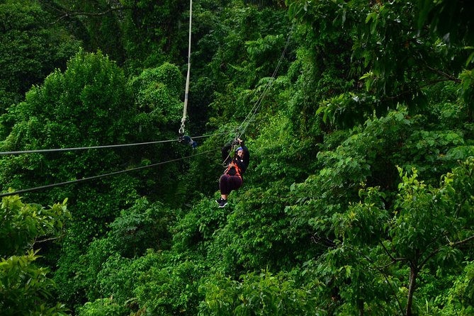 Canopy Tour + Tarzan Swing + White Water Rafting - Thrilling Tarzan Swing Experience