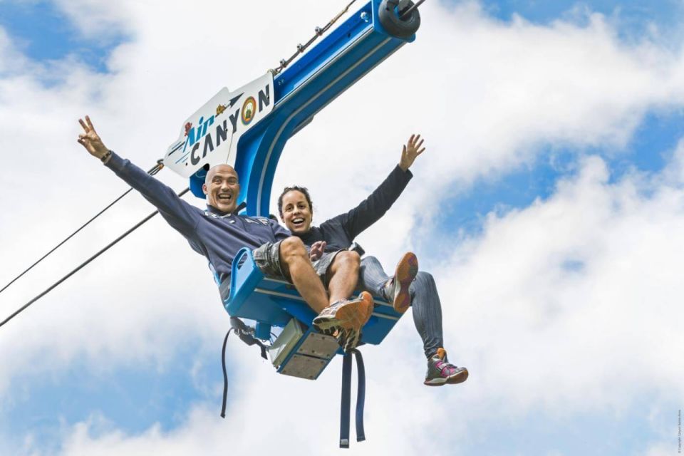 Canyon Sainte-Anne: AirCANYON Ride and Park Entry - Enjoying the Forest Foliage