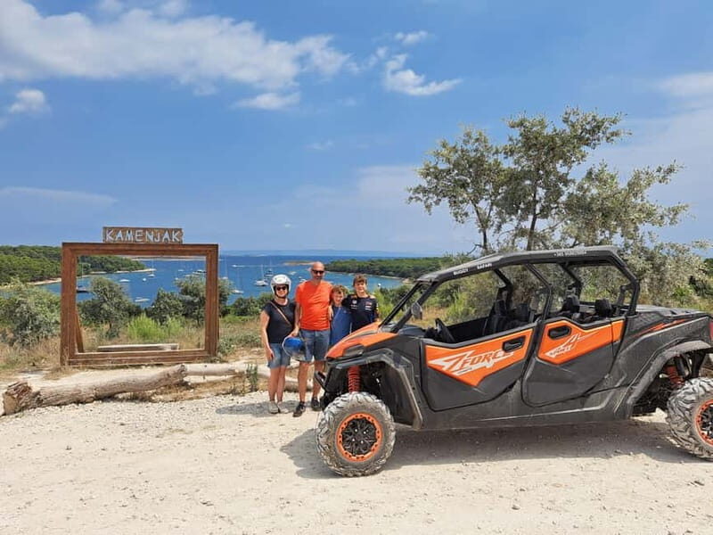 Cape Kamenjak Family Buggy 4-seater 2.5h Tour & Safari Bar - Key Points