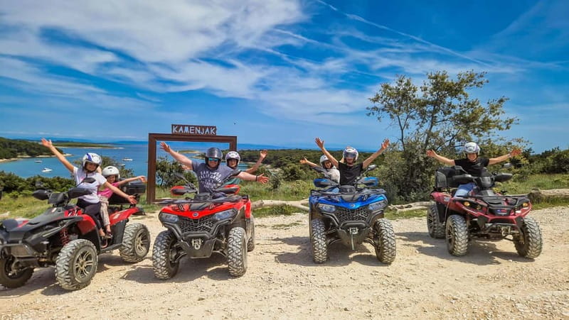 Cape Kamenjak Quad Safari 2.5h  Cliff Jump & Safari Bar - Exploring the Cape Kamenjak Quad Safari: An Authentic Coastal Adventure in Croatia