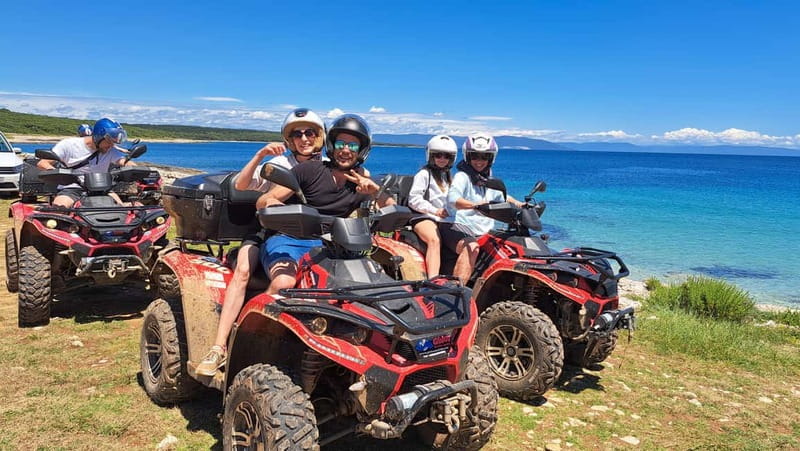 Cape Kamenjak Quad Safari 2.5h  Cliff Jump & Safari Bar - Key Points  