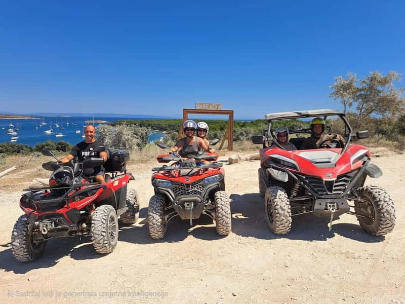 Cape Kamenjak Quad Safari 2.5h  Cliff Jump & Safari Bar - Highlights of the Cape Kamenjak Tour