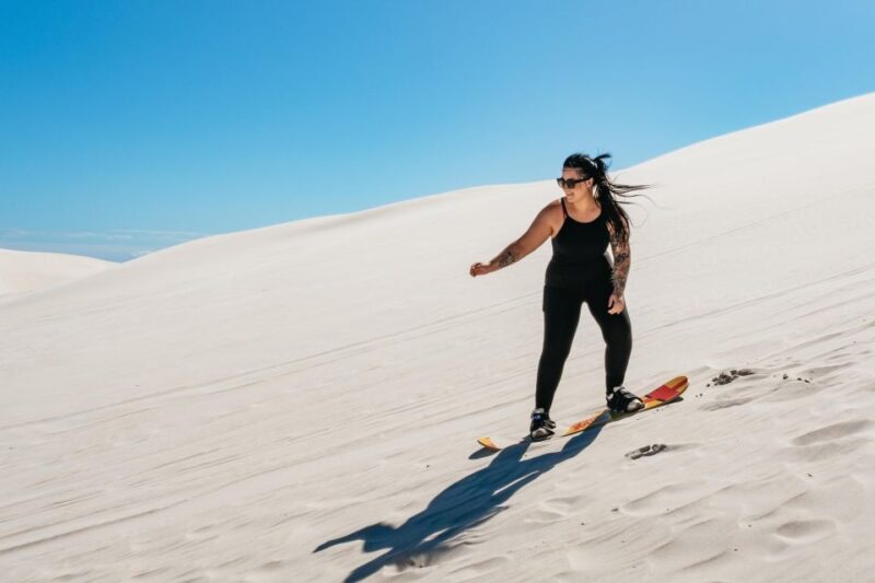 CAPE TOWN: ATLANTIS WHITE SAND DUNES SANDBOARDING ADVENTURE - Sandboarding Options and Techniques