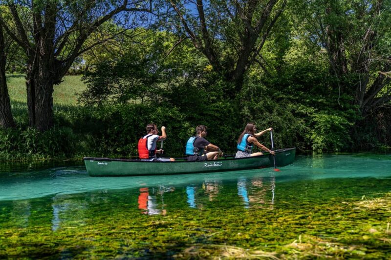 Capestrano: Canadian Canoe Excursion on the Tirino River - About the Tirino River