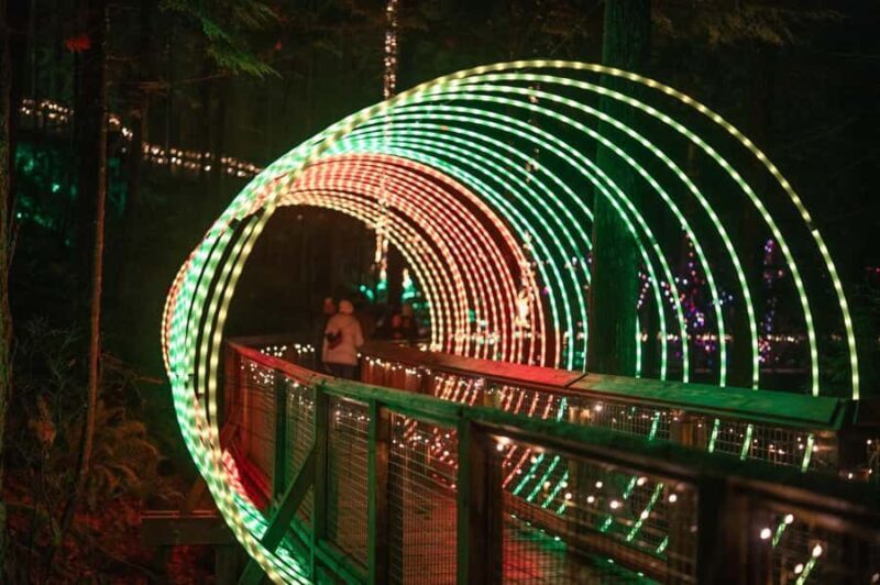 Capilano Suspension Bridge Canyon Lights Holiday Tour - The Highlights and What to Expect