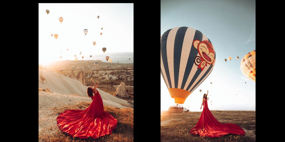 Cappadocia: PhotoShoot with Balloons. Flying Dress included. - Who Will Love This Experience  
