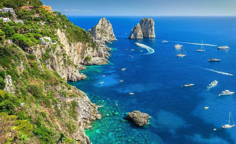 Capri: Boat tour Adventure Caves Swim Beaches & Island Visit - Key Points