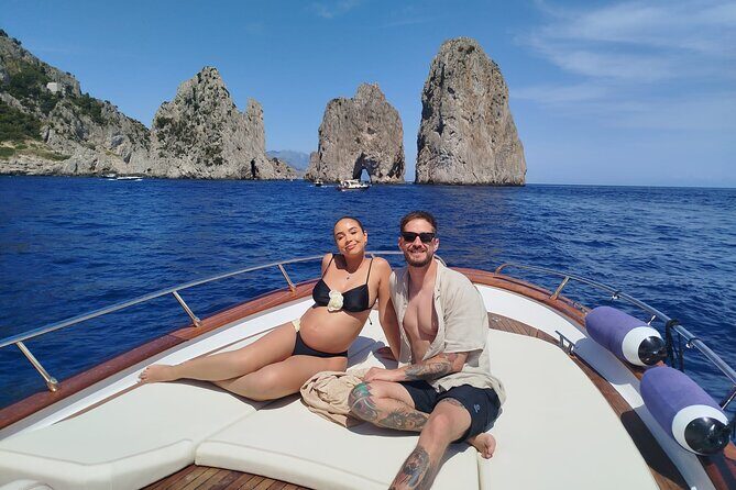 Capri Full Day SemiPrivate Boat Tour and City Visit from Positano - Key Points