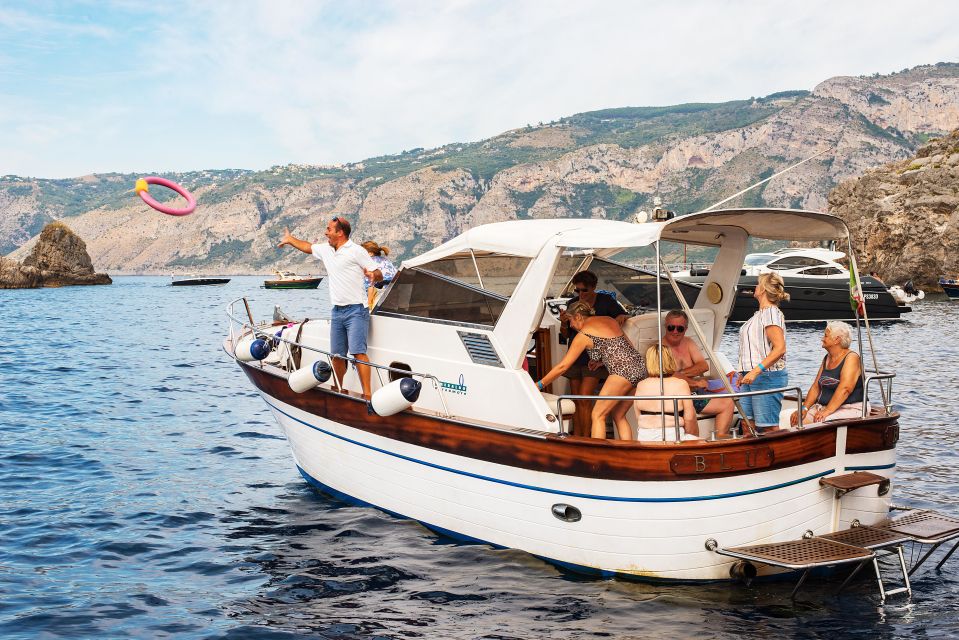 Capri: Fun & Swim With Blue Grotto - Half Day Boat Cruise - Hotel Pickup and Drop-off