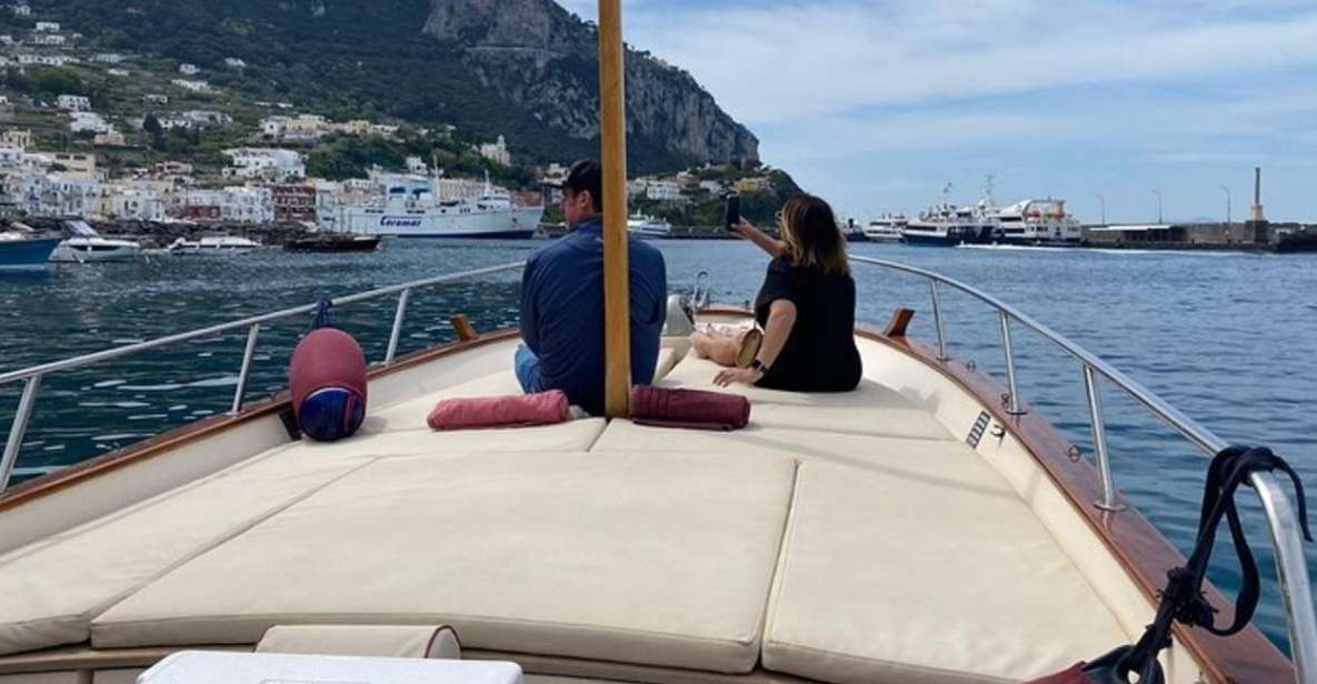 Capri Half Day Private Boat Tour From Capri (4 Hours) - Swimming Opportunities