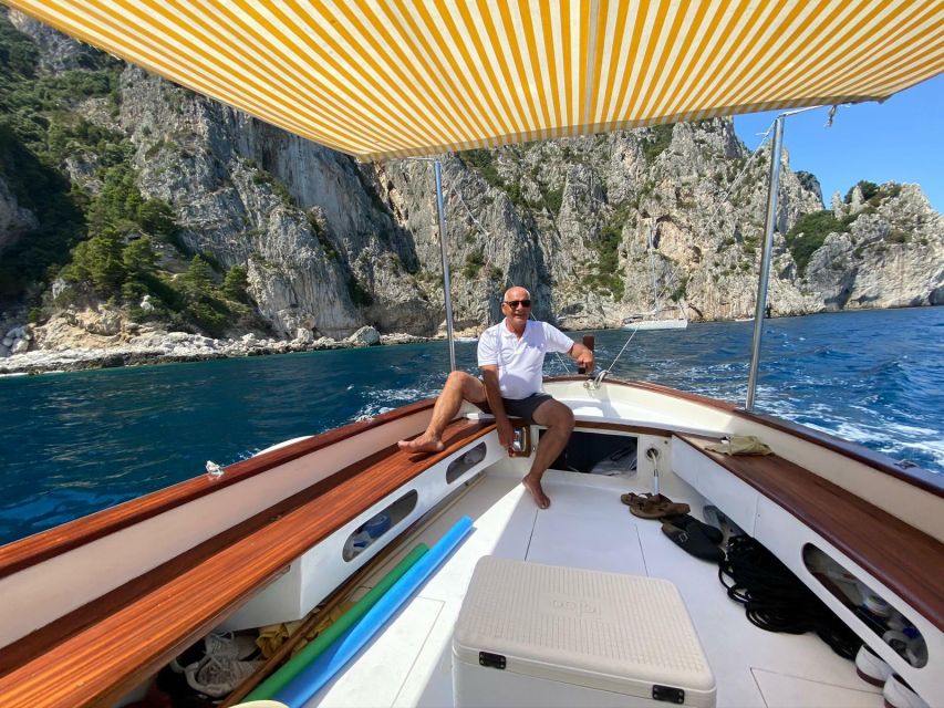 Capri: Island and Grottos Boat Cruise With Snacks and Drinks - Experience Highlights