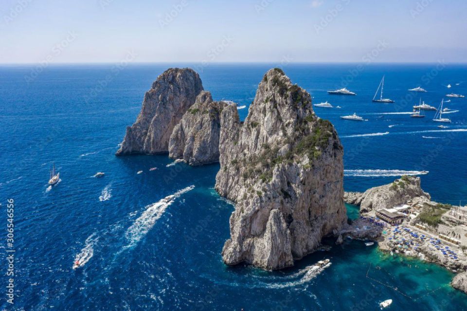 Capri: Island Boat Tour With Free Time in Capri Town - Additional Fees for Pickups