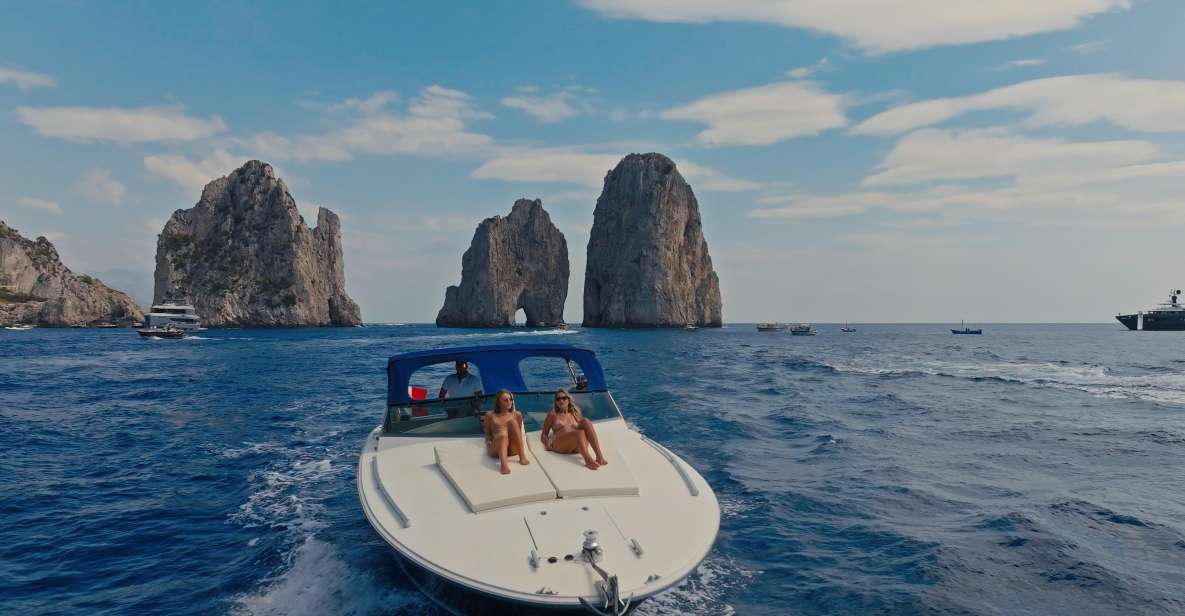Capri Positano and Amalfi Boat Tour: Free Bar and Aperitizer - Coastal Landmarks to Explore