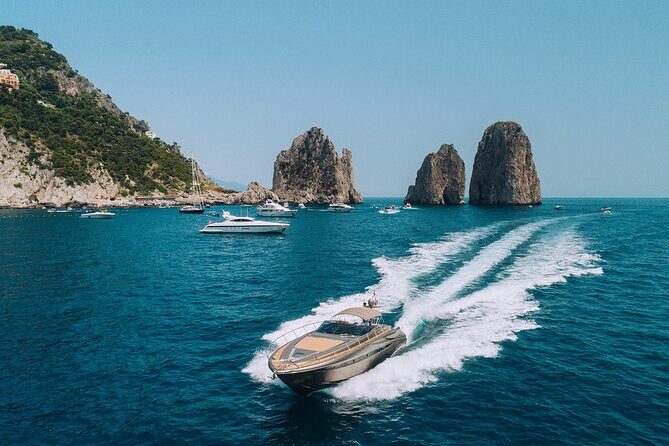 Capri private luxury yacht cruise from sorrento on Riva rivale 52 - What to Expect from the Tour
