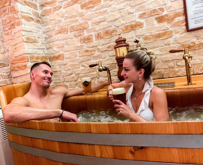 Caroline Bernard Beer Spa Prague with Beer & Massage Option - An Authentic Beer Bath in the Heart of Prague