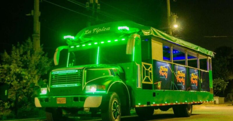 Cartagena: City Highlights Chiva Party Bus Tour at Night - Itinerary and Stops