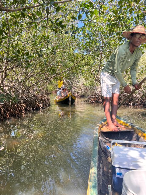 Cartagena Native Fishing Through The Mangroves - Wildlife Observation